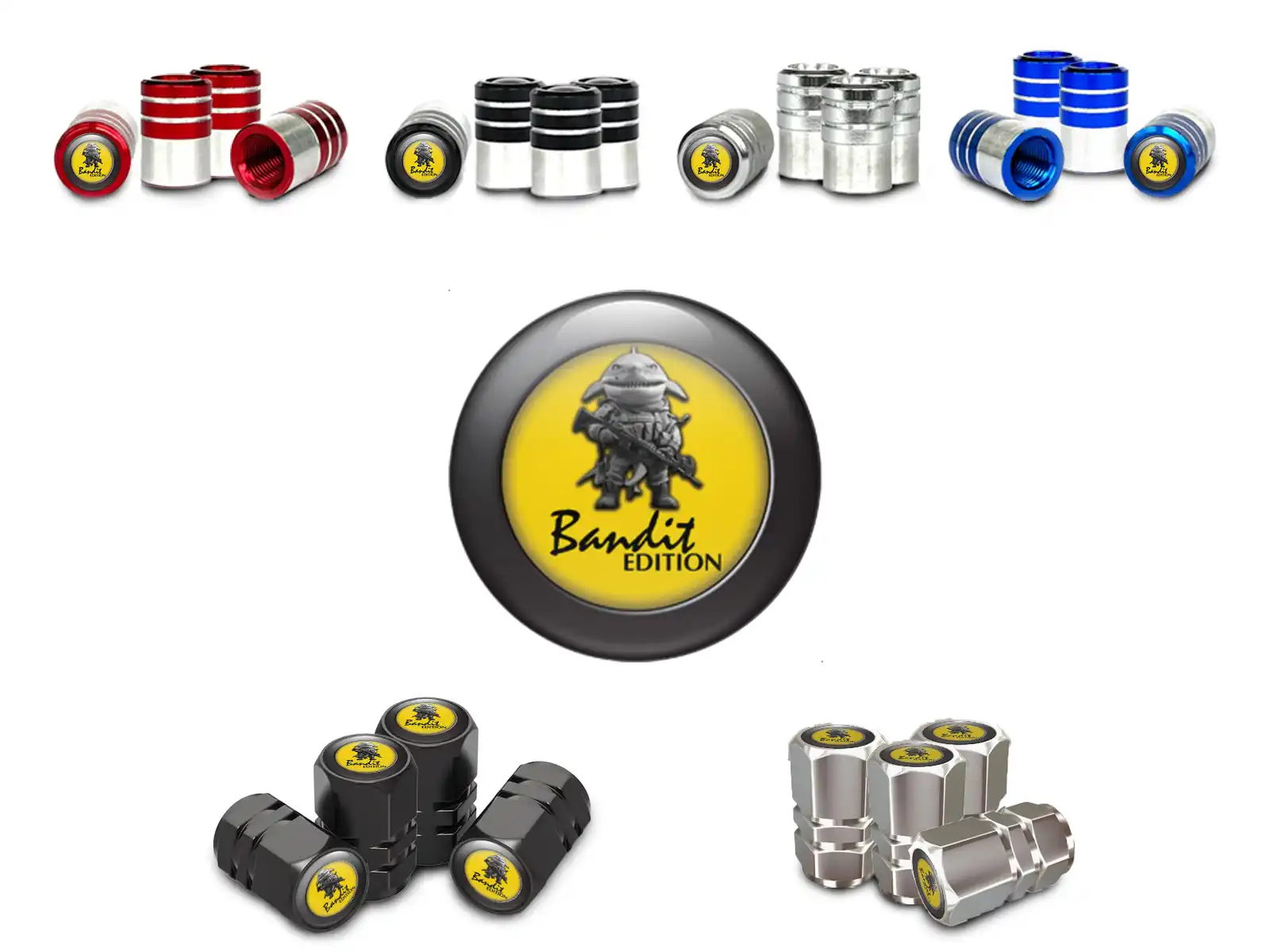 Rims Valve Caps SUVs Durable Edition
